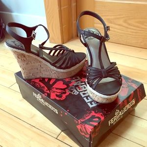 Fergalicious By Fergie wedge sandals